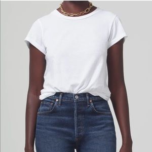 Citizens of Humanity Juliette Slim T-Shirt in White